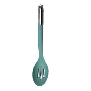 KitchenAid Aqua Silicone Slotted Basting Spoon‎ EUC Discontinued Color Baking